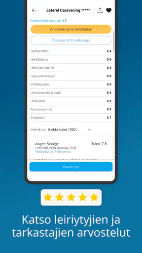 CampingCard ACSI screenshot