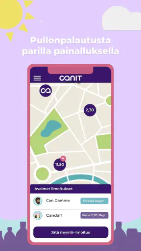 Canit - Pullonpalautus screenshot