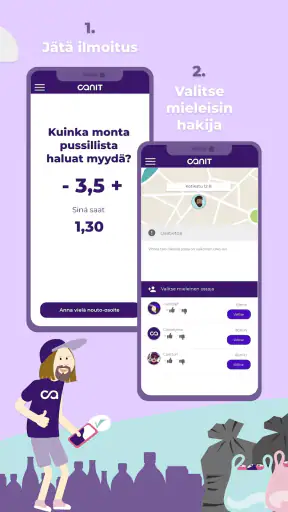Canit - Pullonpalautus screenshot