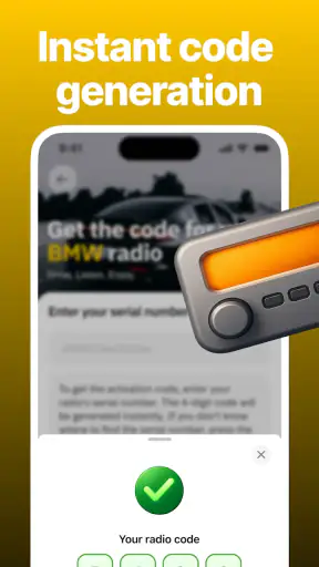 Car Radio Code Calculator screenshot