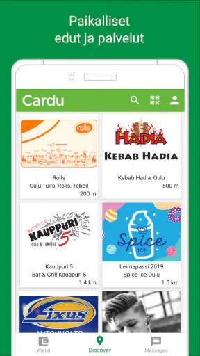 Cardu : Etu- ja jäsenkortit screenshot
