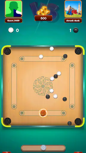 Carrom board game: Disc Game screenshot