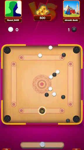 Carrom board game: Disc Game screenshot