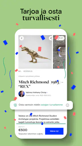 Catawiki-verkkohuutokaupat screenshot