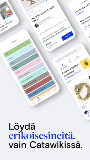 Catawiki-verkkohuutokaupat screenshot