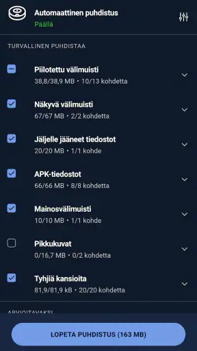 CCleaner – Siivooja screenshot