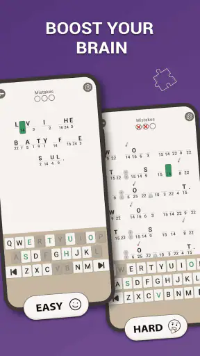 CodeWords Cryptogram Puzzles screenshot