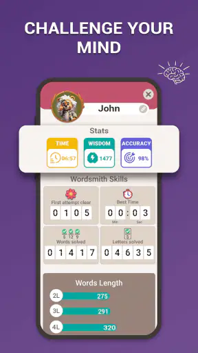 CodeWords Cryptogram Puzzles screenshot