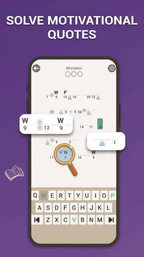 CodeWords Cryptogram Puzzles screenshot