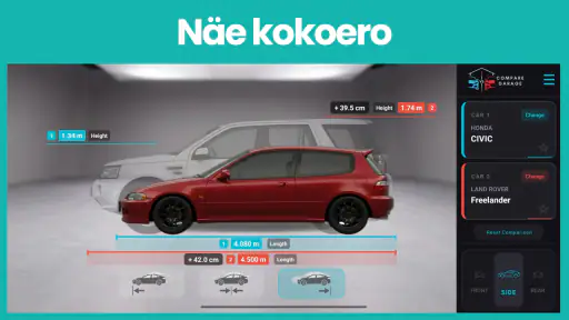 Compare Garage:Vertaile Autoja screenshot