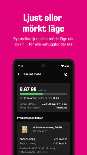 Comviq screenshot