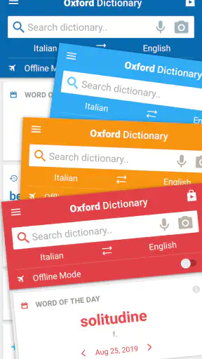 Concise Oxford Italian Dict. screenshot