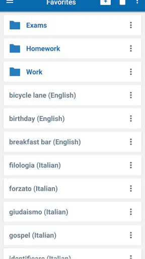 Concise Oxford Italian Dict. screenshot