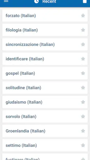 Concise Oxford Italian Dict. screenshot