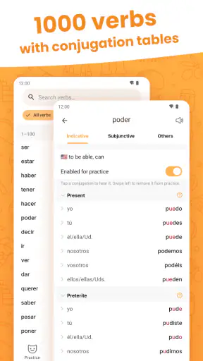 ConjuGato: Learn Spanish Verbs screenshot