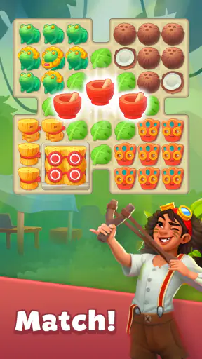 Cradle of Maya: Match 3 game screenshot