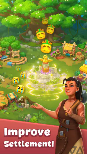 Cradle of Maya: Match 3 game screenshot