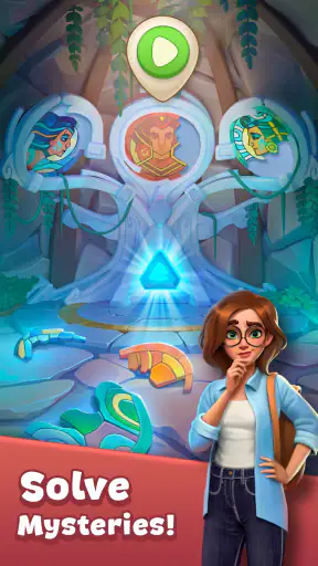 Cradle of Maya: Match 3 game screenshot