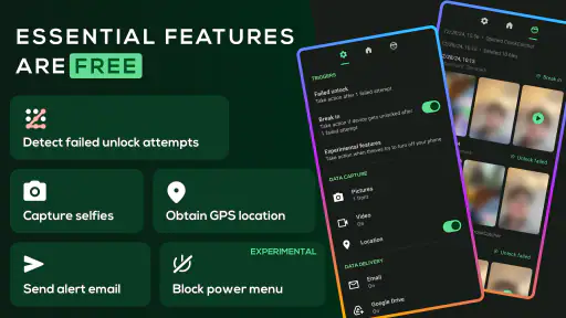 CrookCatcher • Anti-Theft screenshot