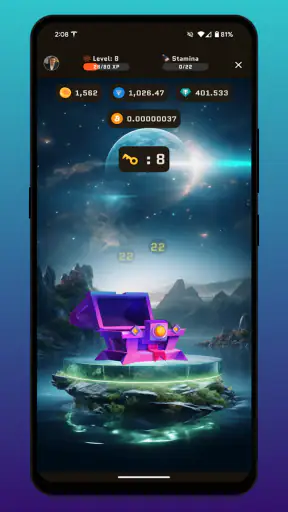 Crypto Treasures Web3 Clicker screenshot