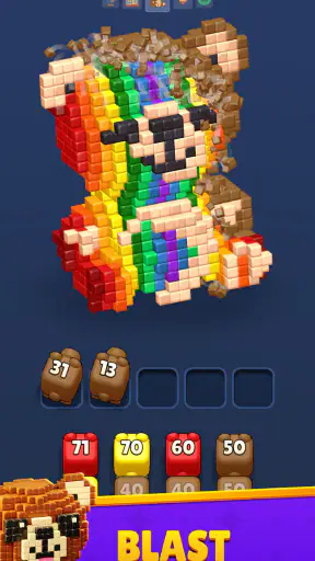 Cube Land Puzzle Game screenshot