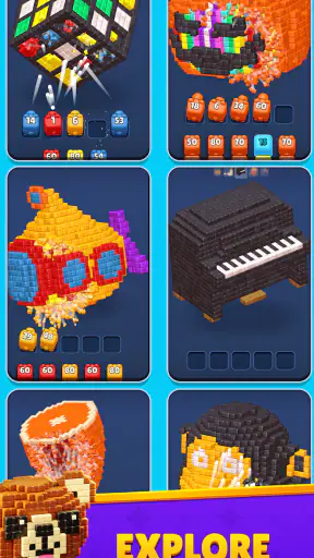 Cube Land Puzzle Game screenshot