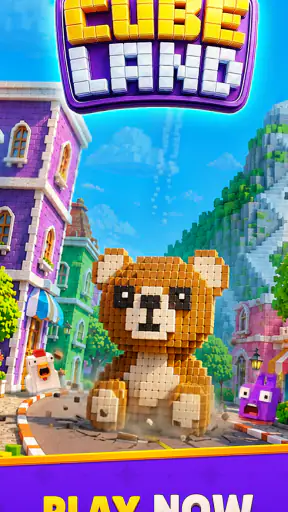 Cube Land Puzzle Game screenshot