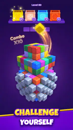Cube Tap Sort screenshot