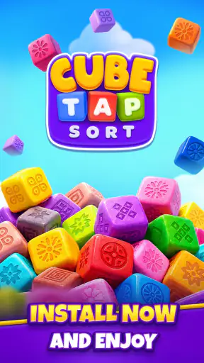 Cube Tap Sort screenshot
