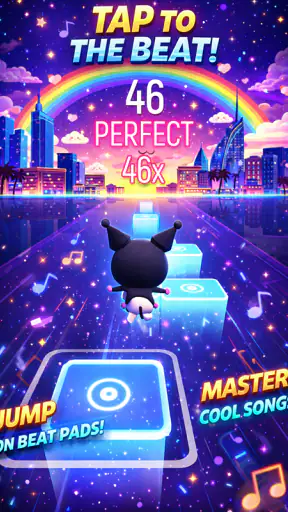 Dance Tiles Kuromi screenshot