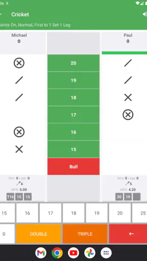 Darts Scoreboard Score Laskuri screenshot