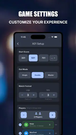 DartScore+ Darts Scoreboard screenshot