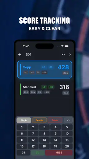 DartScore+ Darts Scoreboard screenshot