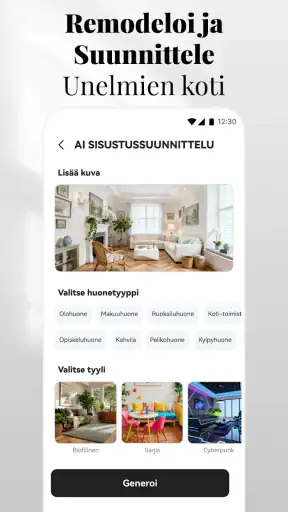 DecAI™ - AI-kotisuunnittelu screenshot