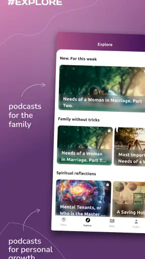 Devotional readings screenshot