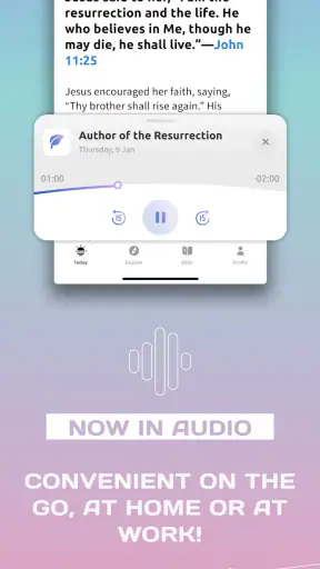 Devotional readings screenshot