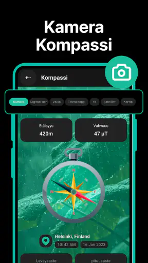 Digitaalinen kompassi screenshot