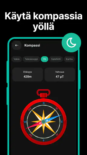 Digitaalinen kompassi screenshot