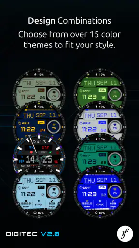 Digitec Watch Face screenshot