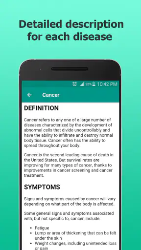 Diseases Dictionary Offline screenshot