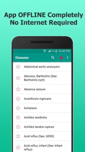 Diseases Dictionary Offline screenshot