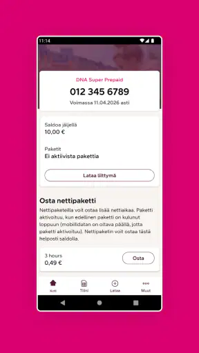 DNA Prepaid screenshot