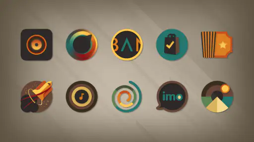Dominion - Dark Retro Icons screenshot
