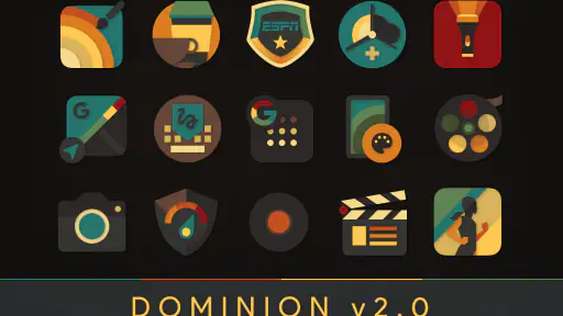 Dominion - Dark Retro Icons screenshot
