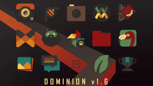 Dominion - Dark Retro Icons screenshot