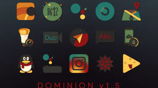 Dominion - Dark Retro Icons screenshot