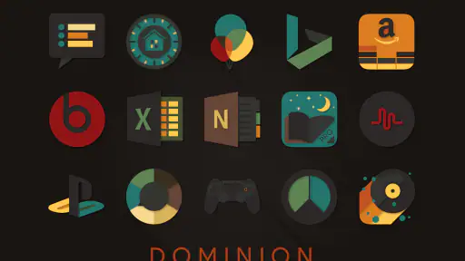 Dominion - Dark Retro Icons screenshot