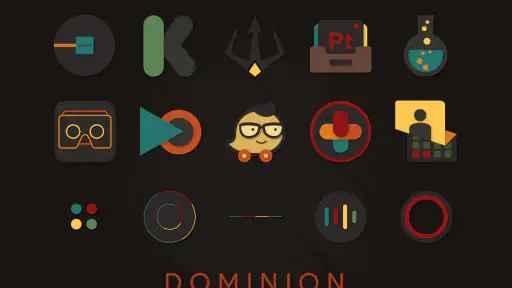 Dominion - Dark Retro Icons screenshot