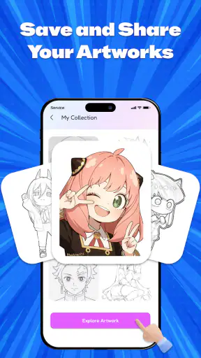 Draw Anime: AR Tracing App screenshot