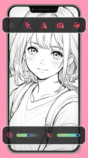 Draw Anime: Trace & Sketch screenshot